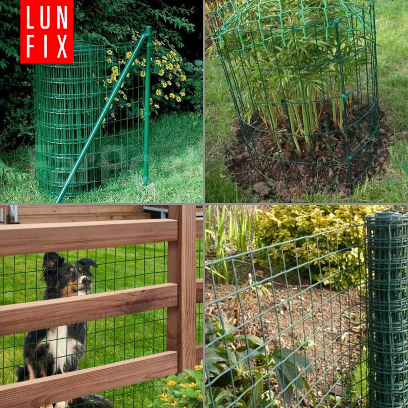 Drahtzaun Gartenzaun Grün H0,6m L10m Maschenweite 100x50mm Ø2,2mm
