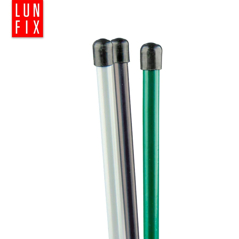 Geflechtspannstab 1050 x 8 mm PVC Anthrazit