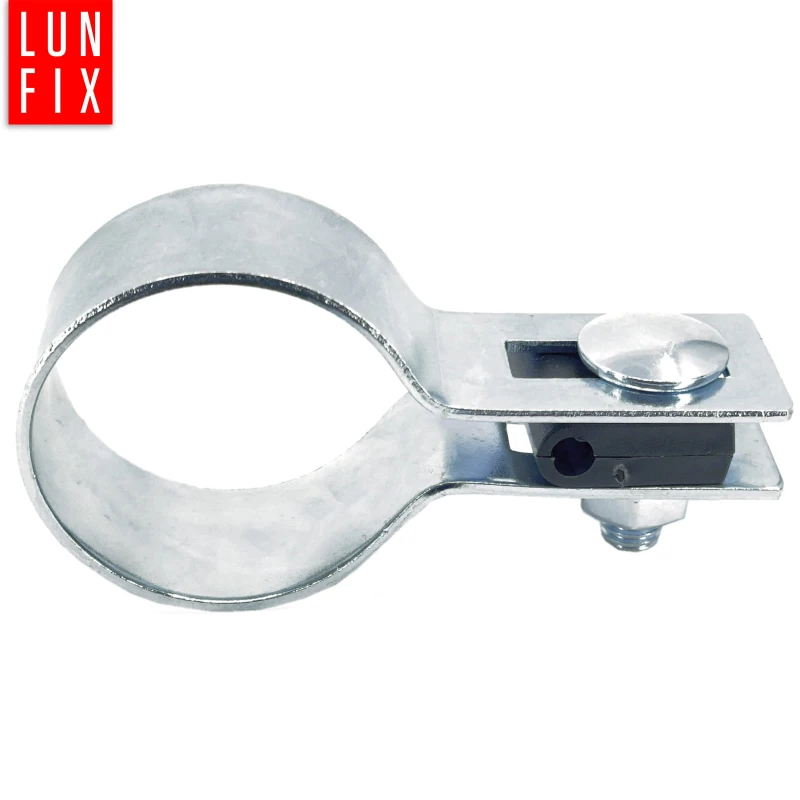 Endschelle Rund für 48 mm Pfosten Verzinkt