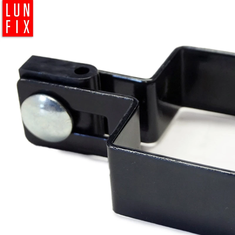Endschelle Vierkant für 80x80 mm Pfosten Graphit
