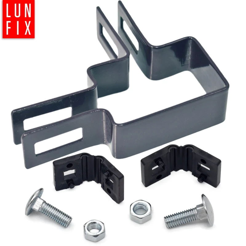 Eckschelle für 40x60 mm Pfosten Graphit