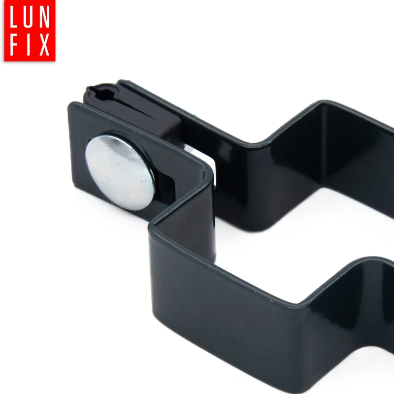 Mittelschelle Vierkant für 40x60 mm Pfosten Anthrazit