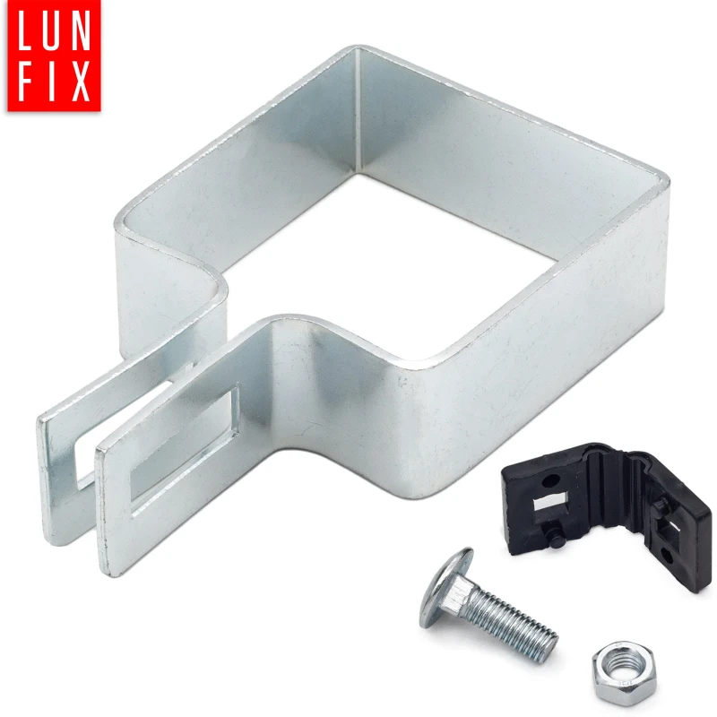 Endschelle Vierkant für 60x60 mm Pfosten Verzinkt