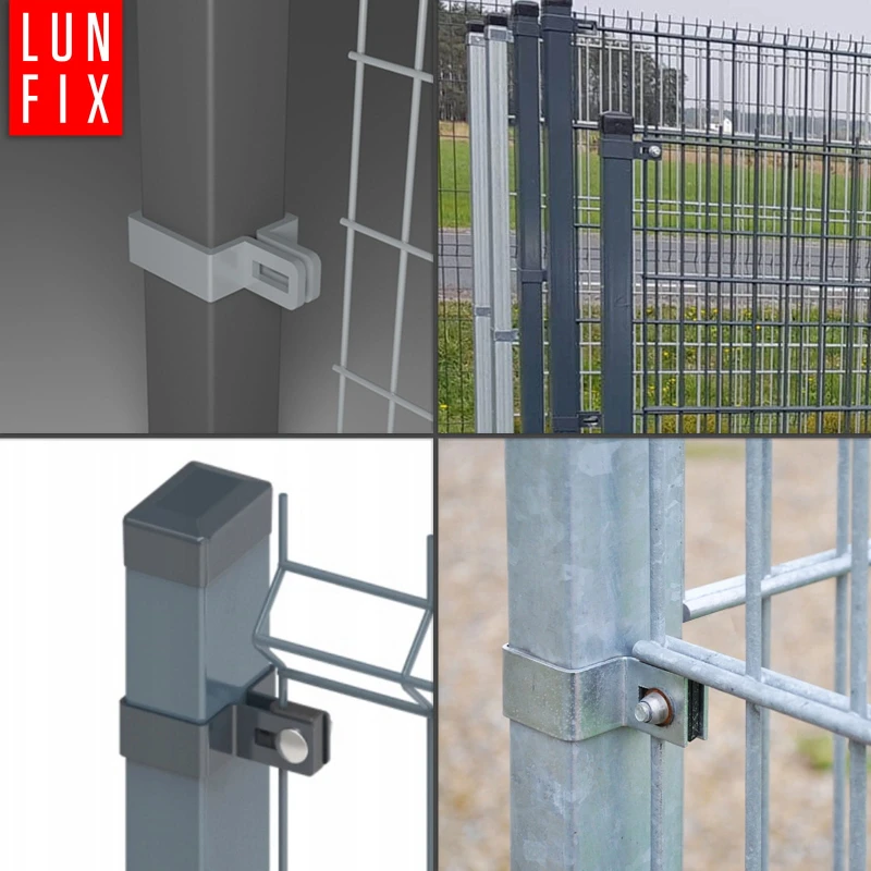 Endschelle Vierkant für 60x60 mm Pfosten Verzinkt