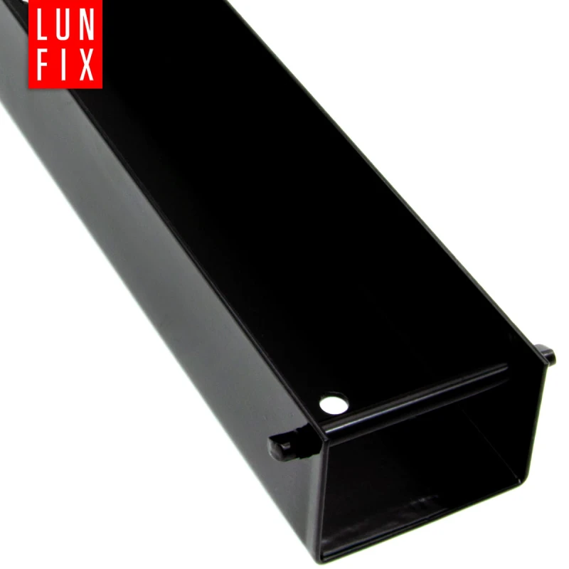 Befestigung für Zaunsockel 52x250 Schwarz