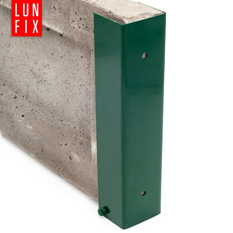 Befestigung für Zaunsockel 55x250 Grün