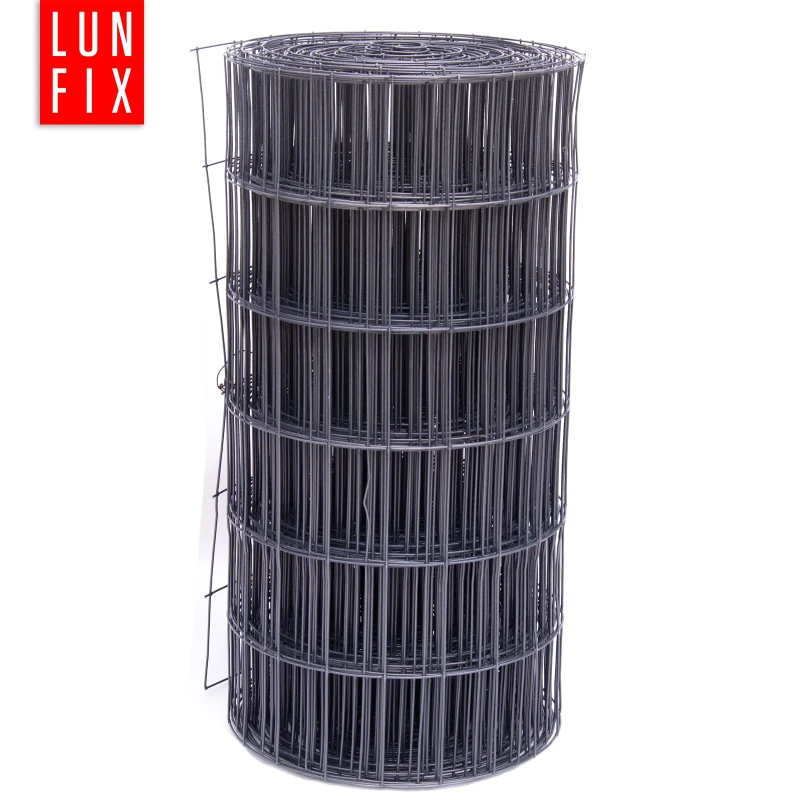 Drahtzaun Gartenzaun Anthrazit H60cm L20m Maschenweite 100x50mm Ø2,5mm