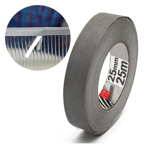 Abschlussband für Polycarbonat Weiß 25 mm Rolle 25m