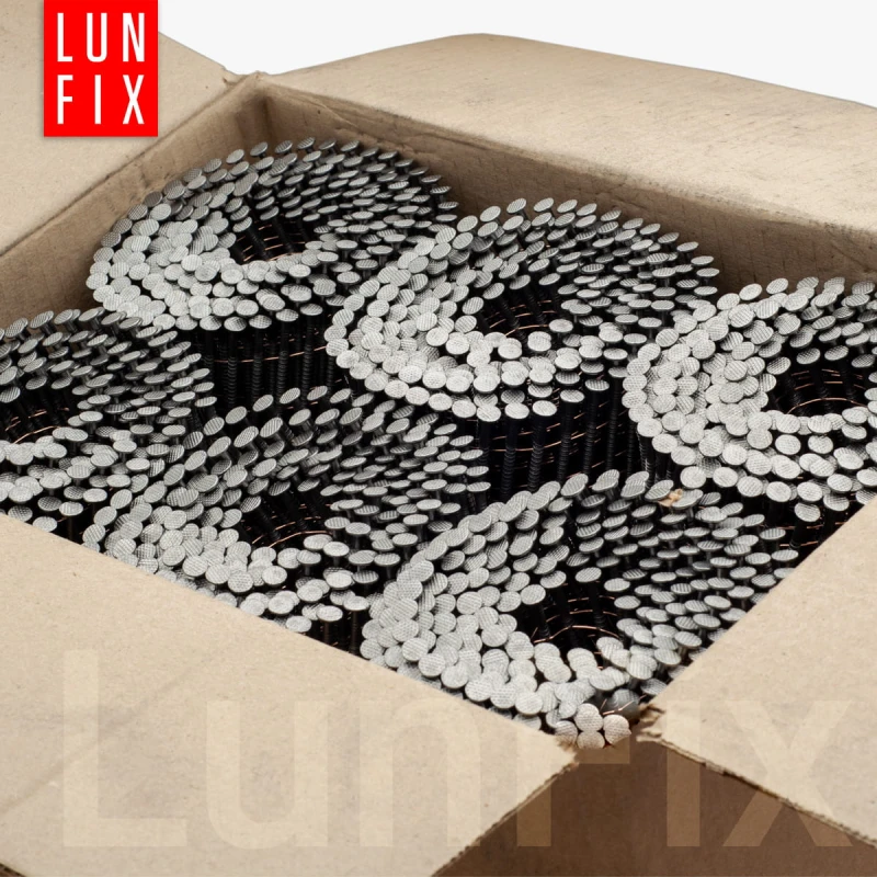 16° Grad Ring Drahtgebundene Coilnägel 2,5 x 70 mm Packung 7200 Stück