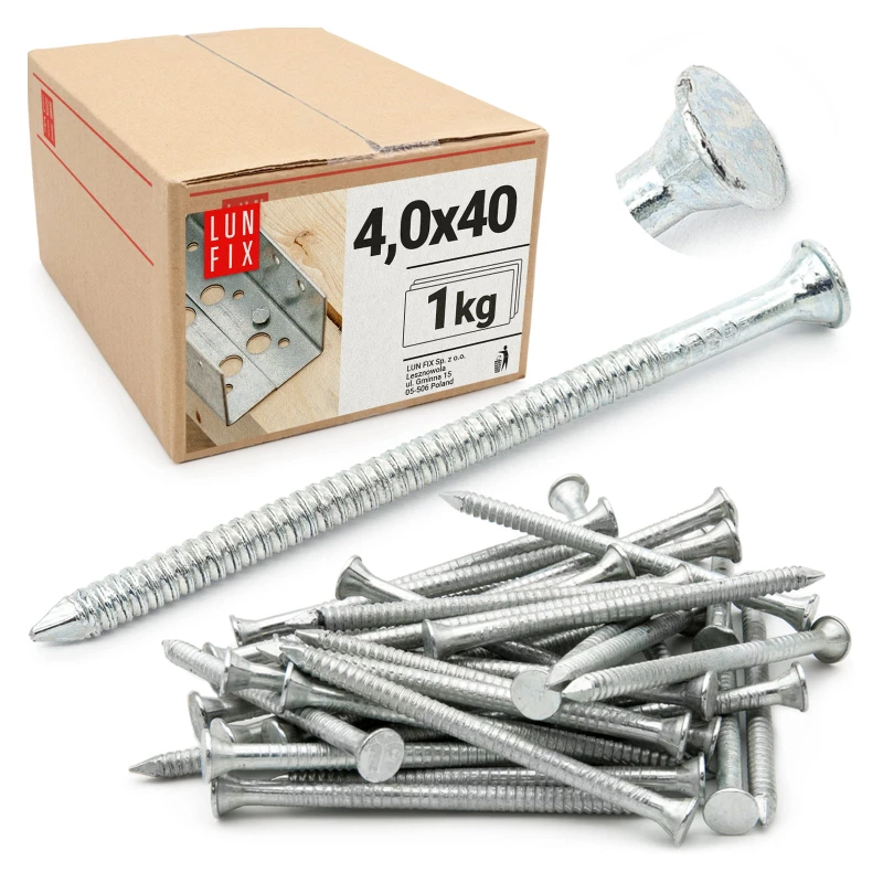 Ankernägel 4x40 1kg verzinkter