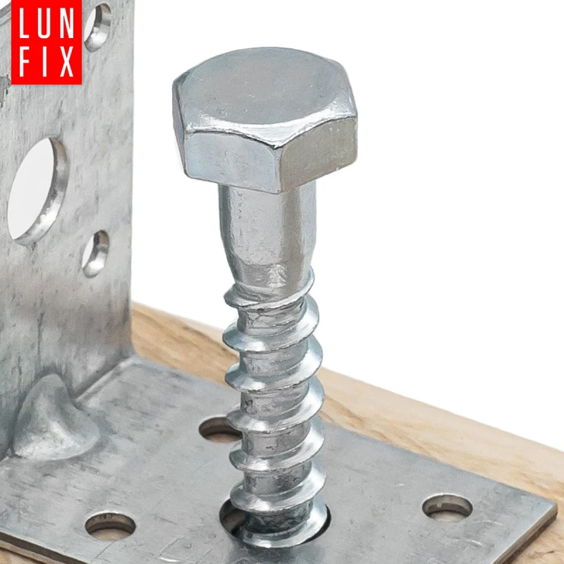 Sechskant Holzschrauben 10 X 80 mm 10 Stück DIN571