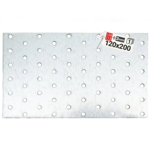 Flachverbinder 200x120x2mm Lochplatte 1 Stk