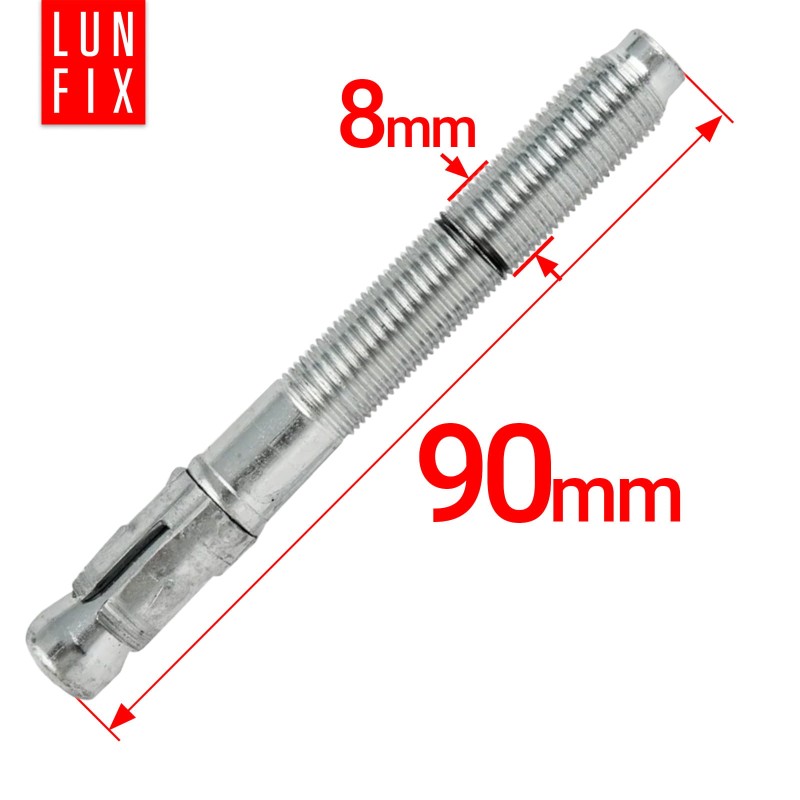 Kotwa ekspresowa do betonu M8 90mm pierścieniowa rozprężana 50 szt.