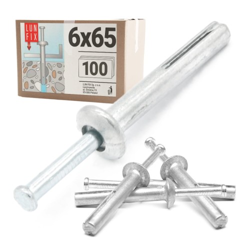 Stahl Betonanker 6x65 100ks.