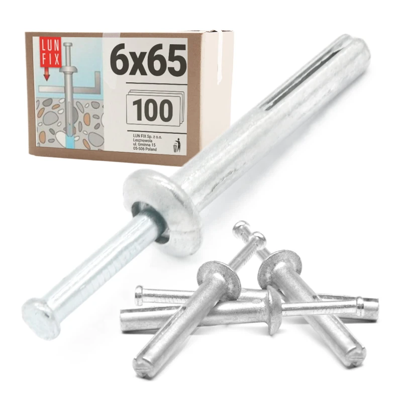 Stahl Betonanker 6x65 100ks.