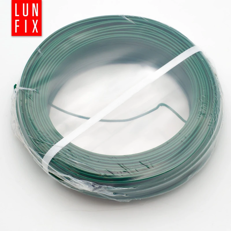 Gartendraht grün Ø1,7mm 100m Stahl verzinkt PVC