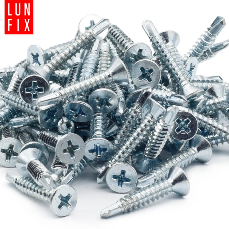 Blechschrauben mit Senkkopf 4,2 x 19 mm 1000 Stück DIN7504