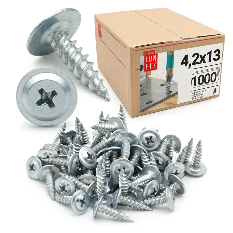 Selbstschneidende 4,2 x 13 mm 1000 Stück