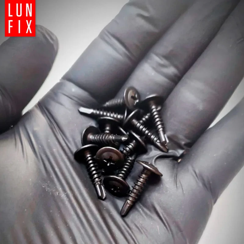 Wkręty samowiercące do metalu 4,2x32 fosfatowane 50szt.