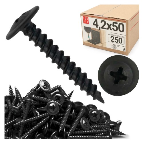 Schnellbauschrauben 4,2x50 mit Scheibenkopf 250stk.