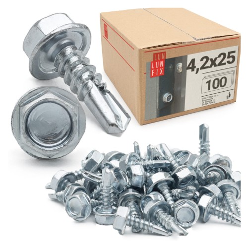 Bohrschrauben 4,2x25 100stk.