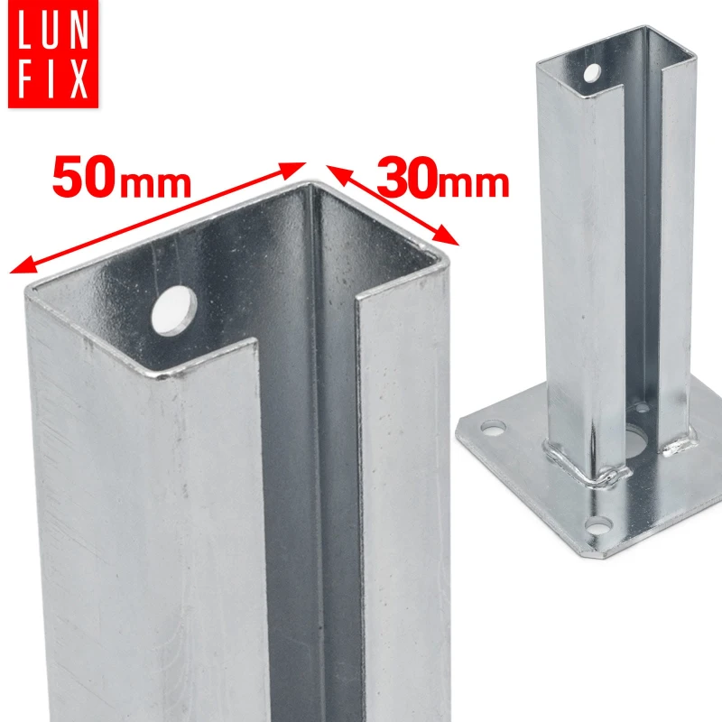Pfostenträger 60x40x1,6mm