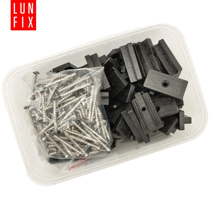 Terrassenverbinder 100 Stück inkl. Schrauben