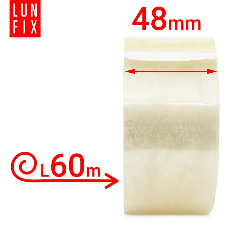 Transparentes Klebeband Smart 48 mm/60m AS02 (36 Stück) (1 Packung)