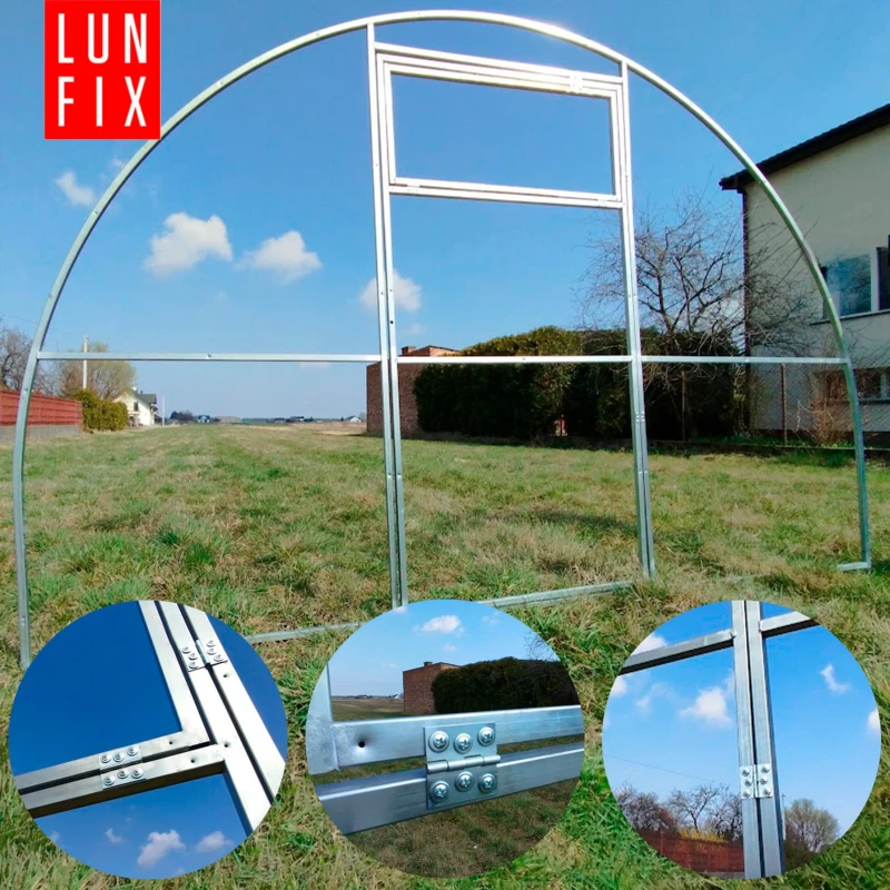 Szklarnia z poliwęglanu 3x6 m "tunel" profil 40x20 mm grubość 6 mm