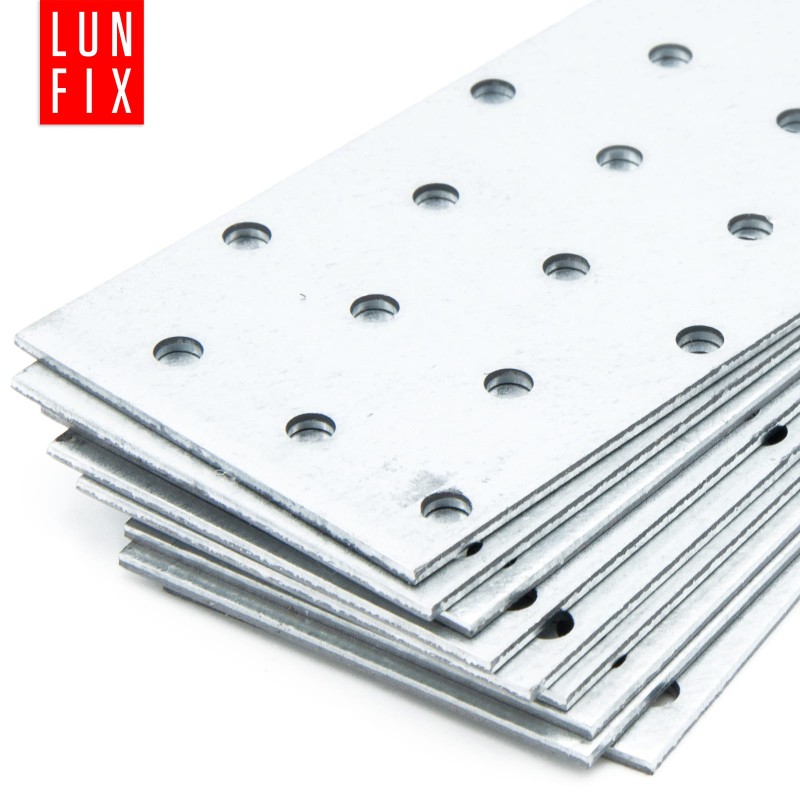 Płytka perforowana 50x200x2  łącznik ciesielski płaski 10szt.