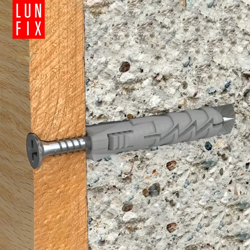 Spreizdübel 10x50 mm Universalschraube mit Senkkopf 6x70 mm 100stk.
