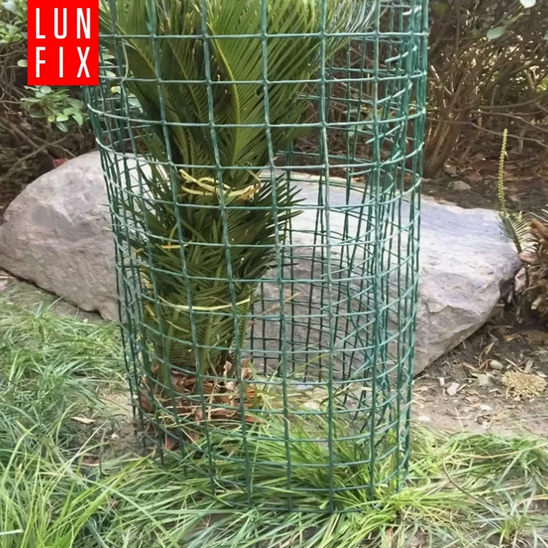 Baumschutznetz 150 cm 5m grün PVC-beschichtet