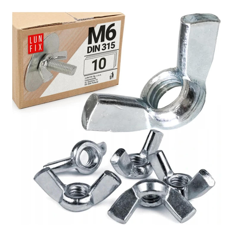 Wingnut M6 DIN315 verzinkt 10stk.