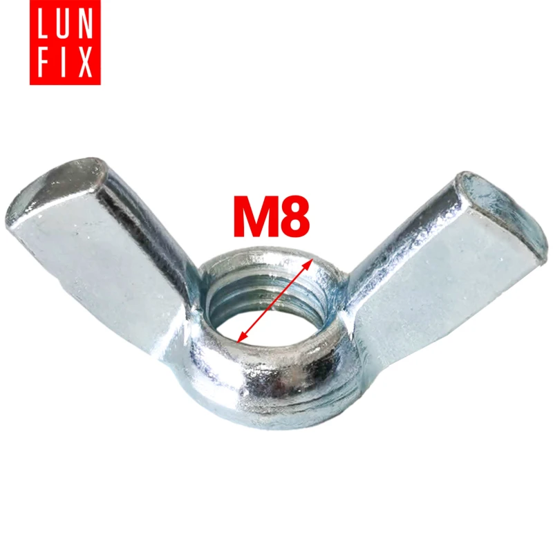 Wingnut M8 DIN315 verzinkt 10stk.