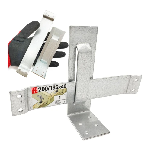 Winkelhalterung eines Blockhauses 200x135 1stk.