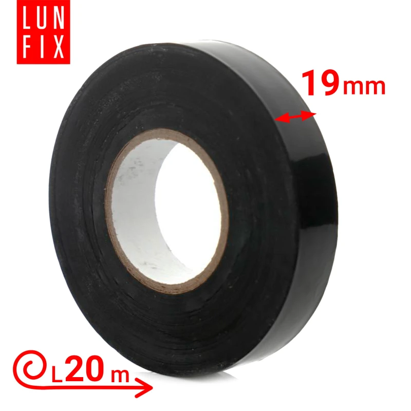 Isolierband Isoband Elektriker 20m x 19mm Schwarz