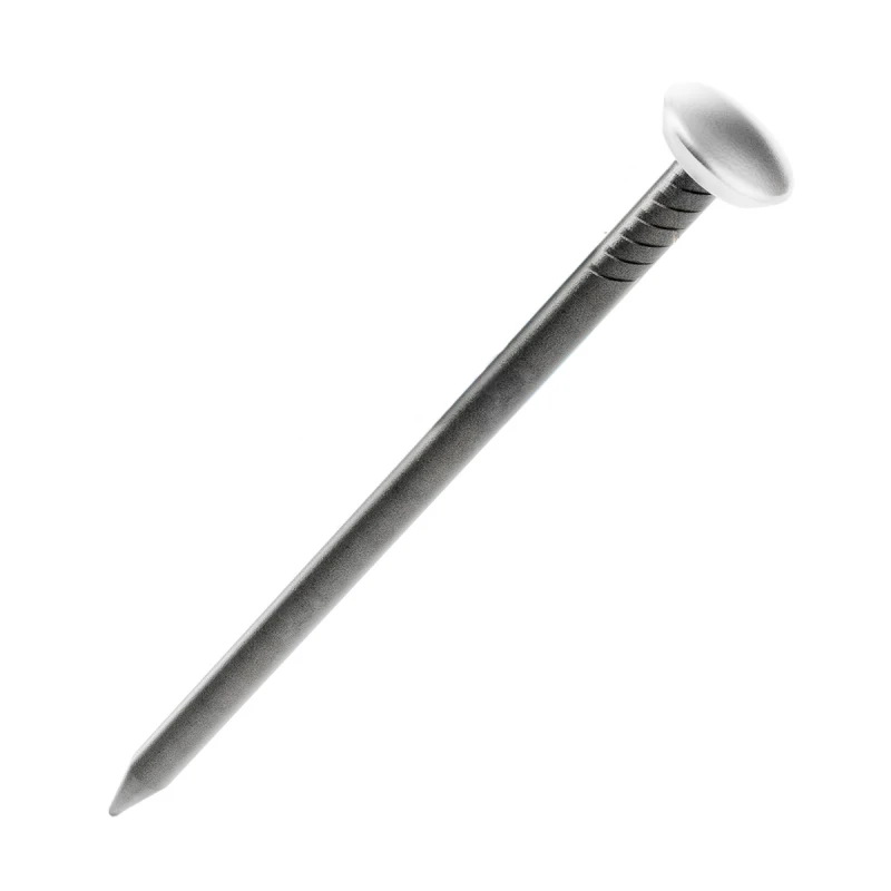 Bildernägel schwarz mit silberfarbenem Dekokopf  2x25 Betonnägel 30 Stück