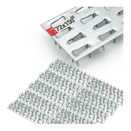Nagelplatte 72x150x1,3mm Flachverbinder 10 Stk