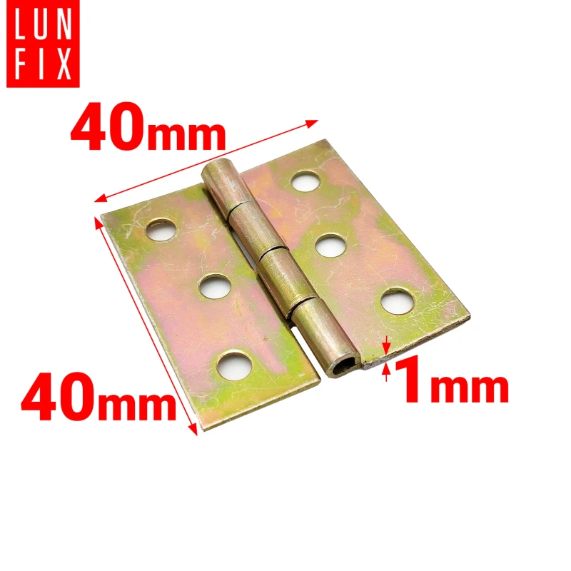 Scharnier Klappbar verzinkt 40x40x1mm 1stk