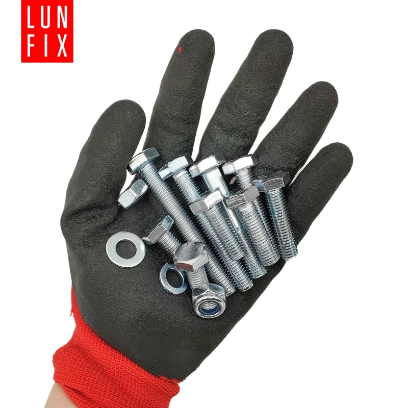 Schrauben Muttern und Unterlegscheiben Sortiment M10 390 Teile 1 Packung