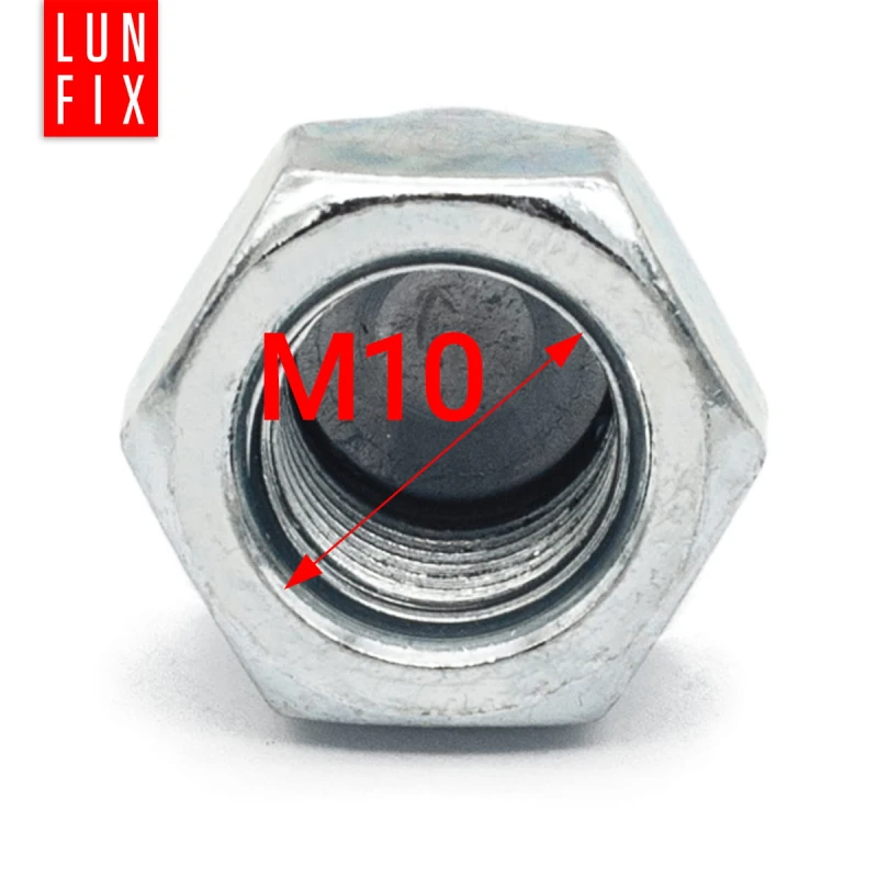 Hutmutter M10 DIN 1587 Edelstahl A2 20 Stück