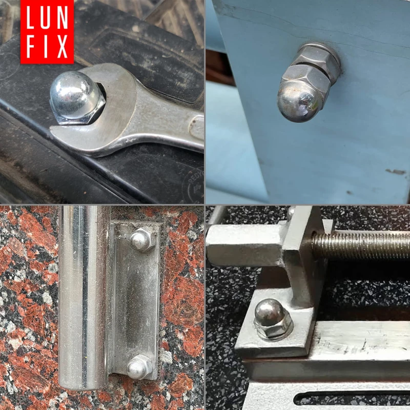 Nakrętka kołpakowa nierdzewna M16 DIN 1587 stal A2 1050szt.