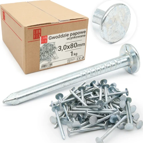 Dachpappnägel 3x80 verzinkt 5 kg
