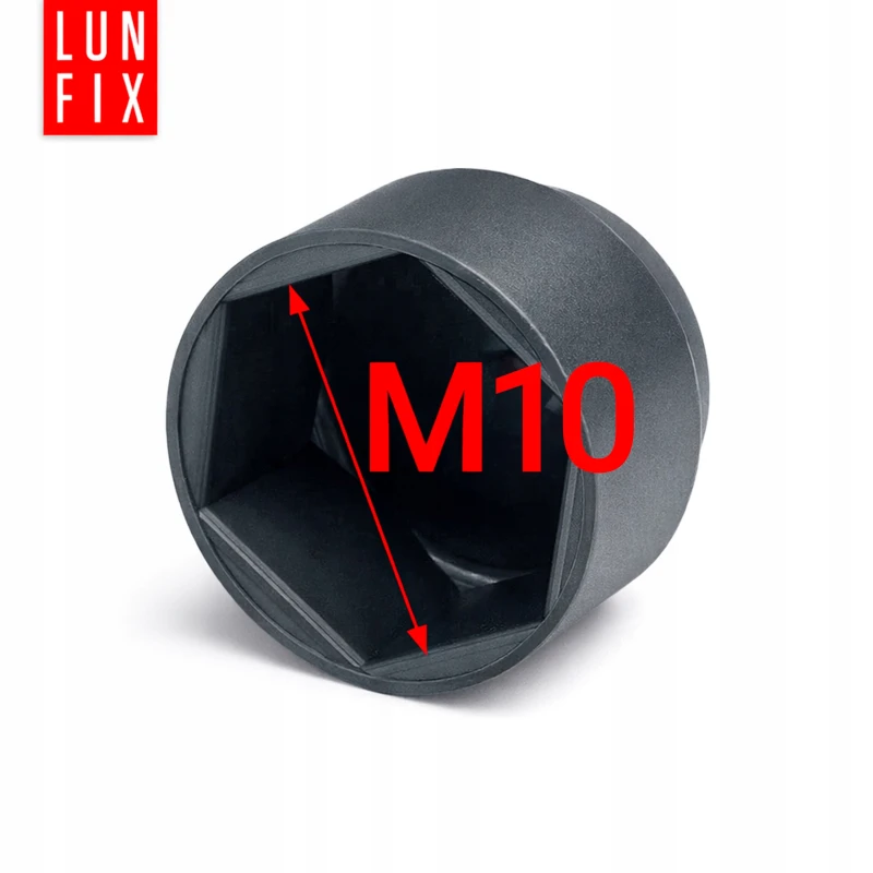 Maskownica nakrętki M10 antracyt zaślepka na śruby 10 szt.