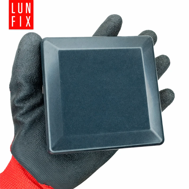 Nasadka zewnętrzna na słupek kwadratowy 100x100 mm, grafitowa – 10 szt.