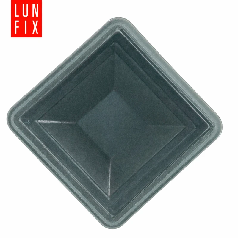 Nasadka zewnętrzna na słupek kwadratowy 20x20 mm, grafitowa – 10 szt.
