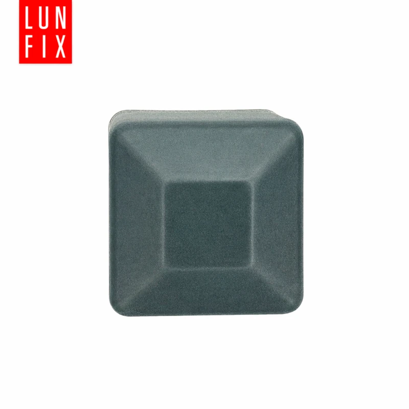 Nasadka zewnętrzna na słupek kwadratowy 20x20 mm, grafitowa – 10 szt.