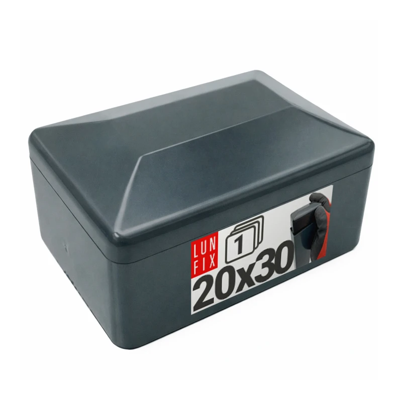 Nasadka zewnętrzna na słupek prostokątny 20x30 mm, grafitowa – 1 szt.