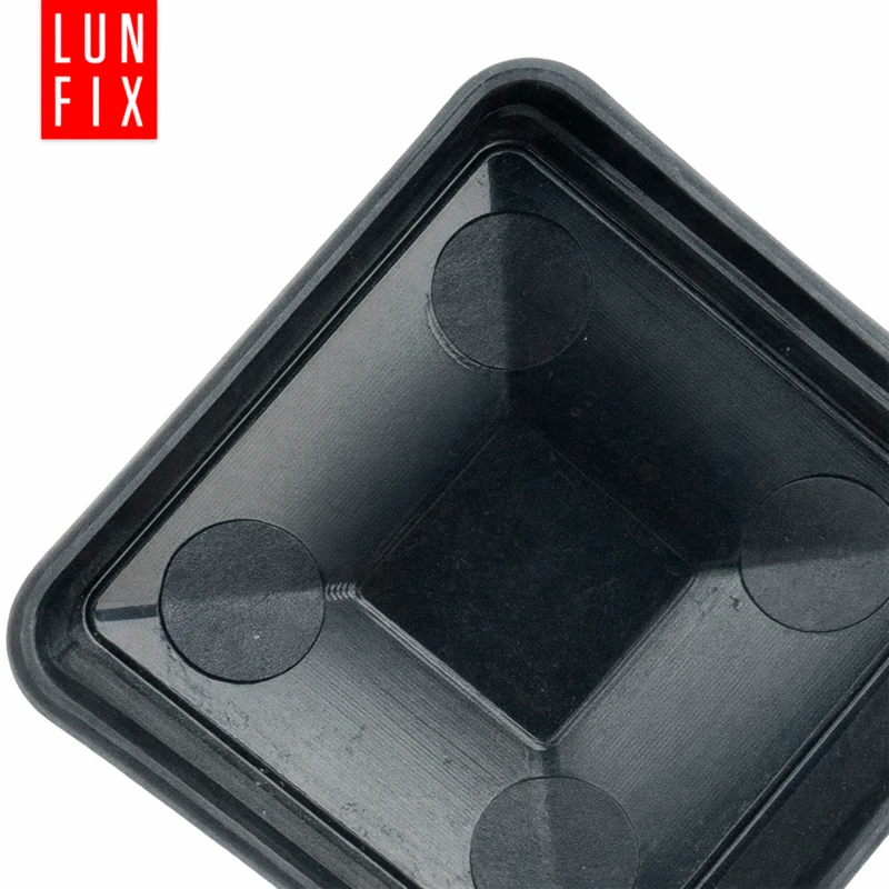 Nasadka zewnętrzna na słupek kwadratowy 40x40 mm, grafitowa – 100 szt.
