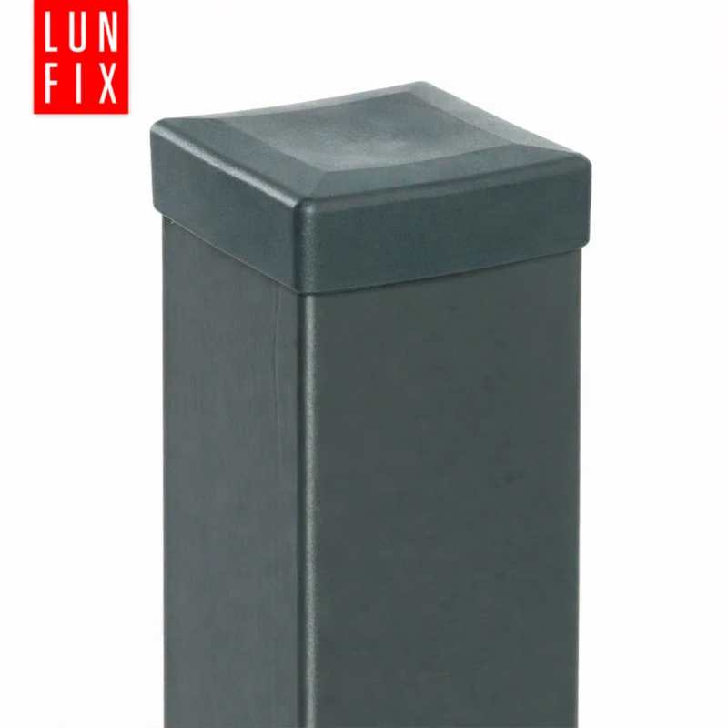 Nasadka zewnętrzna na słupek prostokątny 40x60 mm, grafitowa – 10 szt.